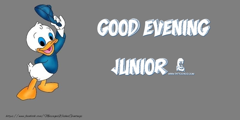 Greetings Cards for Good evening - Animation | Good Evening Junior